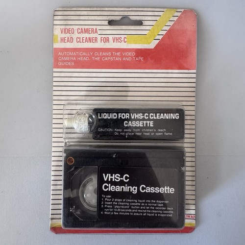 Vhs cleaning video - vhs-c, camera