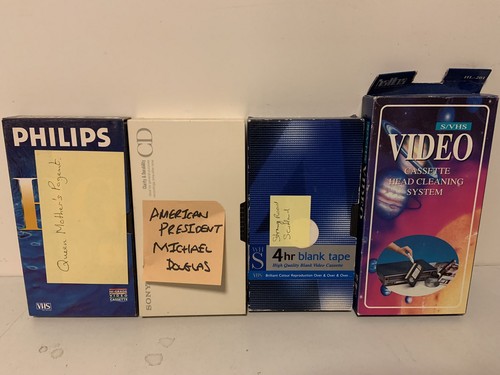 Video cassette head cleaning - video,