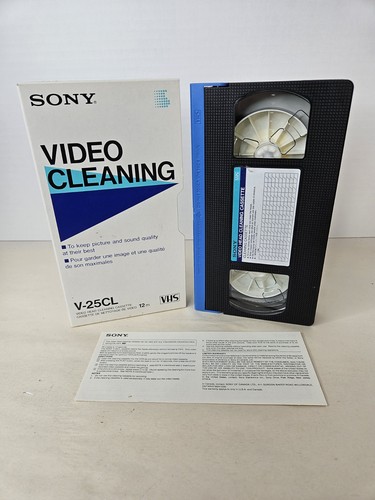 Sony video head cleaning - sony,