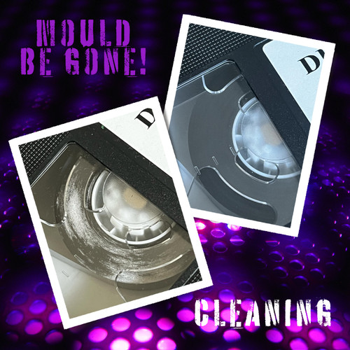 Vhs video tape mould cleaning - video,