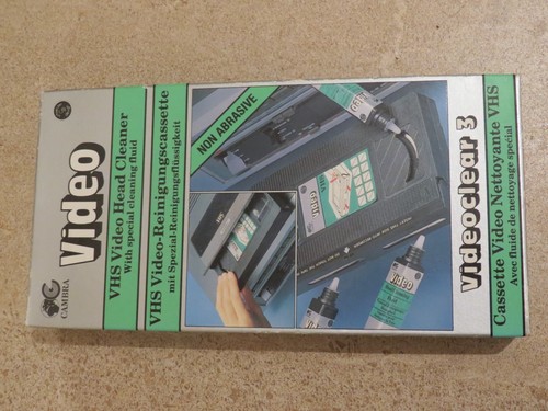 Vcr head cleaner video - head,