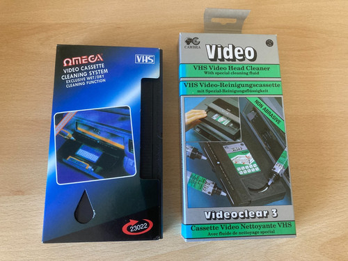 Vhs vcr head cleaner tape - vhs/vcr,