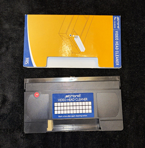 Strand clean vhs video head - mr,