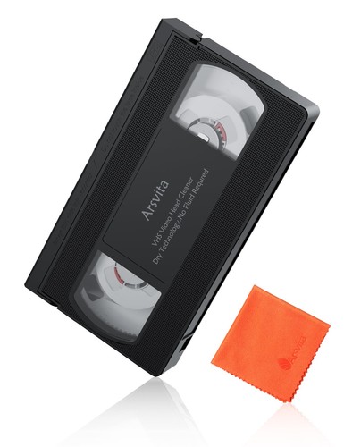 Vhs vcr head cleaner tape - vhs,