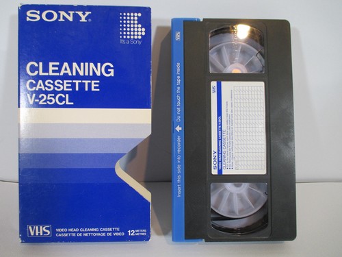 Sony video head - head, cleaning