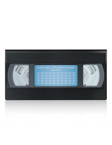 Dry type vcr head cleaner - type, for