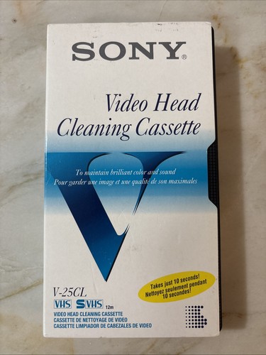 Sony video head cleaning vhs - sony,