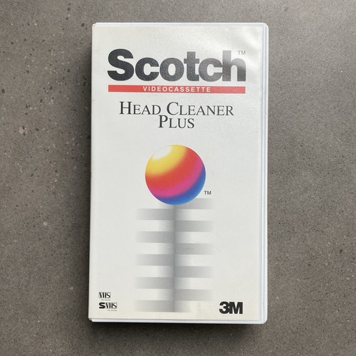 Scotch vhs head cleaner - vhs,