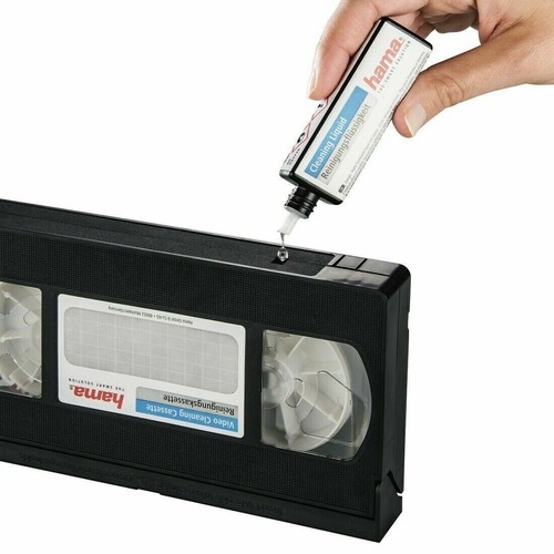 Vhs video head cleaner tape - vhs,